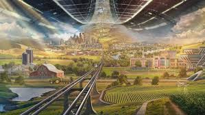 Nine days after being upstaged by richard branson, amazon founder jeff bezos is finally ready for his own flight into history, blasting off tuesday. Jeff Bezos Reveals Blue Origin Floating Space Habitats Kidsnews