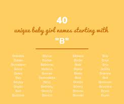 While these names for boys that begin with the letter b are guaranteed to be a popular choice based on the data, . 40 Unique Baby Girl Names Starting With B Annie Baby Monitor