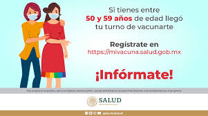 El día de hoy se dio a conocer la página oficial del gobierno federal en la cual se pueden resgistrar los adultos mayores que quieran ser vacunados contra. Salud Mexico On Twitter La Vacunacion Contra Covid19 Sigue Si Tienes Entre 50 Y 59 Anos De Edad Registrate En Https T Co 6lkeeh9v6d Continua Con Las Medidassanitarias E Informate En Fuentes Oficiales Mecuido