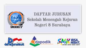 18 maret 2017 at 7:00 pm. Daftar Jurusan Smk Negeri 8 Surabaya Daftar Jurusan