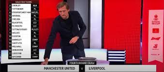 Holders arsenal were dumped out of the it will be live on talksport and will also be shown on bt sport 1 and on the fa cup twitter and. Video Funny Crouch Apologises To Liverpool Man Utd Fans After Fa Cup Draw