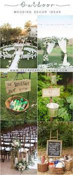 20 Budget Friendly Outdoor Wedding Ideas Garden Wedding Ideas On A Budget Outdoor Wedding Decorations Outdoor Wedding