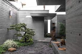 Sheng Han Lin Architects Builds Le Petit Prince House In Taiwan Courtyard Design Interior Courtyard House Plans Modern Courtyard