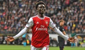 Bukayo saka goal came in his sixth appearance for england. Arsenal Saka Goal Stuns Fans In Europa League Match Against Eintracht Frankfurt Football Sport Express Co Uk