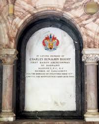 Memorial to Charles Benjamin Bright McLaren, 1st Baron Aberconway, MP  (1850-1934) 93323.8