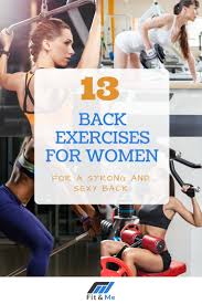 back exercises for women for a strong