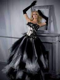 Masquerade Halloween Costumes Masquerade Costume Wedding Dresses Corset Black Wedding Dresses Gothic Wedding Dress