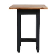 Table Haute Noire Carree En Pin 2 A 4 Personnes Brocante Tables Interior S