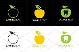 Apple Logo Apple Logo Custom Fonts Logo Set