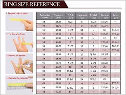 how to measure ring size ring sizes for men