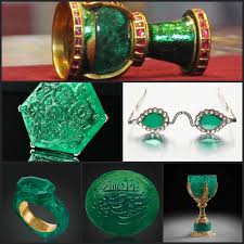 Some artifacts from Mughal Emerald ...