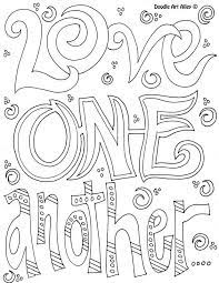 Each month i plan on bringing you a new coloring page or two that includes a favorite scripture. Love One Another Coloring Page Coloring Home