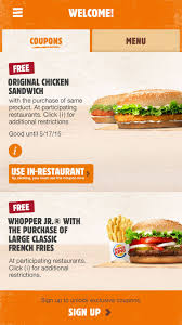 Bk Original Chicken Sandwich Burger King App Food Corporation Amp Lifestyle Burger King King App Burger