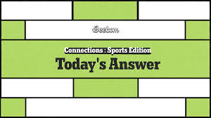 Sports Connections Hint