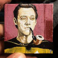 A painting that proves that Picard and Data visited the 17th Century