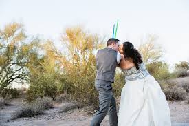 I've photographed so many weddings, engagements, seniors, and family portrait sessions and always keep my eyes open for beautiful scenery and locations in the area! A Blissful Blend Of Cultures A Navajo Irish Mountain Wedding Meets Star Wars Offbeat Bride