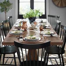Safavieh Riley Black Wood Dining Chair Set Of 2 Amh8500b Set2 The Home Depot Farmhouse Dining Dining Room Style Casual Dining Rooms