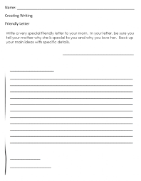What's the afrikaans word for friendly? Friendly Letter Online Worksheet