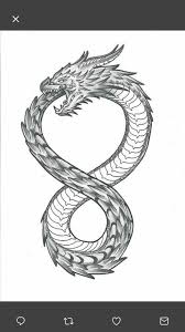 Dragon Tattoo Directly From Concept Drawings Big Thanks To Ann Foley Who Worked On The Show For Get Celtic Dragon Tattoos Ouroboros Tattoo Viking Dragon Tattoo