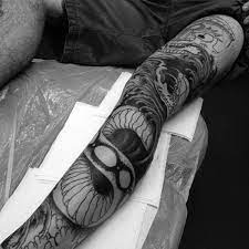 A detailed sleeve design that is devoid of color. Top 81 Japanese Snake Tattoo Ideas 2021 Inspiration Guide