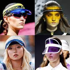 Accessory Trend For Ss18 Beachwear Sun Visor Hat Cap Fenty X Puma Nyfw Christian Dior Cacharel Alexstor Pfw Dior Visor Hat Hairstyles Bikini Editorial