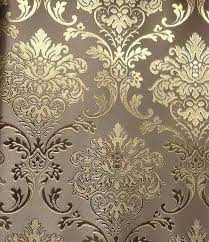 Online Shop Lt6 60407 Fashion European Modern Style Wall Paper Luxury Vinyl Gold Foil Gold Decorative Pattern Wallpaper Decor Gold Wallpaper Home Wallpaper