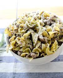 Lightened Up Beef Stroganoff Ground Beef Recipes Healthy Healthy Stroganoff Recipe Recipes