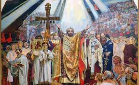 The christianization of kievan rus took place in several stages. Den Kresheniya Rusi 2021 Data Istoriya I Interesnye Fakty Unian