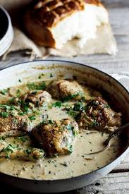 A meaty treat served with fried new potatoes. Nigel Slater S Coq Au Riesling Simply Delicious
