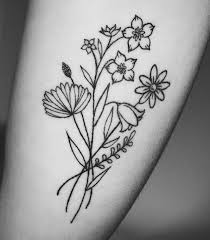A lot of the floral influence has been coming out of korea lately, including the. Shelbyyburns Pinterest Flower Tattoo Birth Flower Tattoos Bouquet Tattoo Flower Tattoo