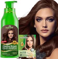 Amazon.com: Herbishh 染髮洗髮露適用於白髮– 天然染髮洗髮精– 幾分鐘內為頭髮著色– 可持續長達3-4 週– 500 毫升– 3  合1 髮色– 不含氨|