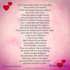 If The Mountain Seems Too Big Today A Poem How Are You Feeling Inspirational Poems Things To Think About