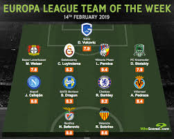 Check europa league 2021/2022 page and find many useful statistics with chart. Europa League Round Up 11 Players From 11 Different Teams In Best Rated Xi