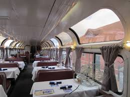 Amtrak S Pacific Parlor Car On The Coast Starlight March 2012 This Is The Dining Half Of The Upper Level Train Travel Amtrak Rail Car
