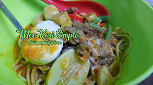 Apa yang penting mee kari antara makanan yang menyatukan rakyat malaysia, sama seperti nasi lemak. Resepi Mee Kari Simple