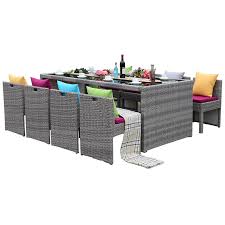 An outdoor dining set is a quick and easy way to get a coordinated look for your outdoor space, patio or balcony. Modern Outdoor Synthetic Rattan Furniture 6 Seater Wicker Patio Dining Table Sets Buy Outdoor Furniture Rattan Furniture Wicker Dining Set Product On Alibaba Com