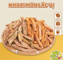 Khoai môn lắc vị thăng hoa (Vị Hành Thơm Nức & Vị Trứng Cua Béo Ngậy) - Túi  250g - Bếp Chè Thái