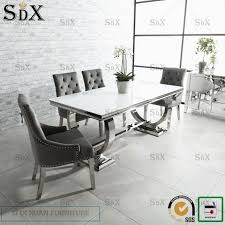 The mickelson dining table anchor your dining space in a clean, transitional style. China Modern Design Glass Stainless Steel Dining Table Sets For Home Livngroom Furniture China Furniture Livingroom Furniture