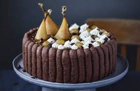 Mousse Chocolat Et Chantilly De Speculos Gateau Poire Chocolat Gateau Au Poire Et Poire Au Chocolat