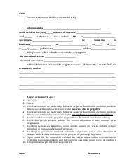 De la studentul care vrea să își creeze o independență financiară, până la persoanele cu mulți ani de. Cerere Transfer 2017 Doc Catre Directia De Sanatate Publica A Judetului Cluj Subsemnatul A Medic Rezident Loc Post Unitatea De Incadrare Anul Course Hero