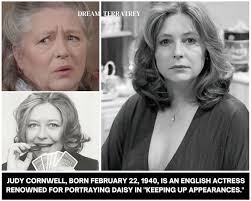 Our lovely Daisy *🌼* has been married with John Parry 63 years *💎 Judy  Cornwell married journalist John Parry