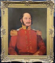 Major-general Albert Pinson 1800-1865 East India Company's Madras Presidency Service in Portraits