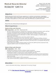 Medical sales recruiter tom jayroe, founder and manager of management recruiters of atlanta peachtree resume format do's. Medical Records Director Resume Samples Qwikresume
