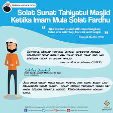 Seperti melakukan sholat sunnah lainnya, sholat tahiyatul masjid juga memiliki tata cara melakukannya. Dr Zulkifli Mohamad Al Bakri Twitterren Solat Sunat Tahiyatul Masjid Ketika Imam Mula Solat Fardhu