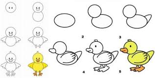 Zeichnen Lernen Kueken Ente Gelb Ausmalen Ostern Motive Motive Zum Zeichnen Zeichnen Lernen Zeichnen Lernen Fur Kinder