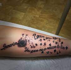 I Gave You Life You Gave Me A Reason To Live Tattoo For Son Tattoos With Meaning Live Tattoo