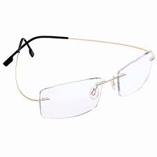 How to read an eyeglass prescription. Titanium Rimless Anti Blu Ray Computer Readers 1 25 Mens Womens Gold Ninelife Europe