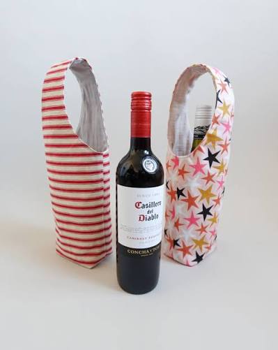 Wine Bottle Bag PDF Sewing Pattern – Tammy Handmade