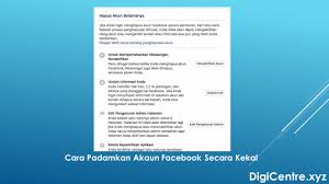 Jika akun facebook anda dinonaktifkan tanpa anda ketahui, berikut cara mengembalikan akun facebook yang dinonaktifkan dengan metode terbaru dan tercepat. 5 Cara Padam Akaun Facebook Fb Sementara Kekal Berjaya 2020