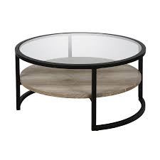 Hailey Home Winston Blackened Bronze Wood Coffee Table Lowes Com In 2020 Coffee Table Round Coffee Table Coffee Table Wood